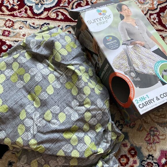 Summer infant Carry & Cover infant Floral Carseat cover - Picture 6 of 6